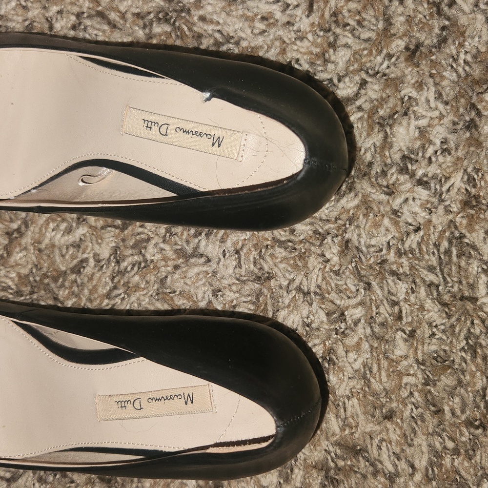 Massimo Dutto kitten heels, Black leatherSize 35 - Picture 6 of 12